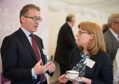 APPG for District Councils Summer Reception, APPG chairman Mark Pawsey with DCLG director of local government policy Jillian Kay