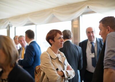 APPG for District Councils Summer Reception, Jacqui McKinlay, chief executive Centre for Public Scrutiny, Cllr Peter Fleming, leader Sevenoaks District Council, DCN Members' Board