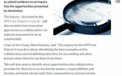 District chiefs urged to take part in collaboration and devolution inquiry