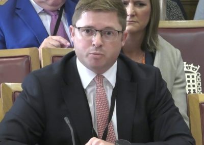 DCN Chair gives Devo Bill evidence to MPs